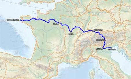 Le sentier européen E 5, d’un lac à l’autre... Fédération Française